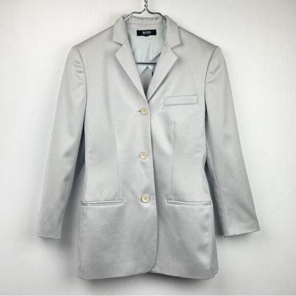 Hugo Boss Jackets & Blazers - Hugo Boss 100% wool Career Blazer Gray 4